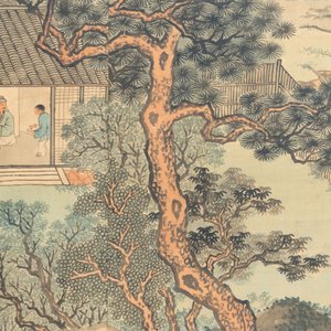 Wu Yunzhuang 吴允庄 (1903-1972):  'Mountainous landscape', signed Yanxi 砚溪 and Ya Yi Shan Jiao 雅宜山樵, dated 1958 — foto 13