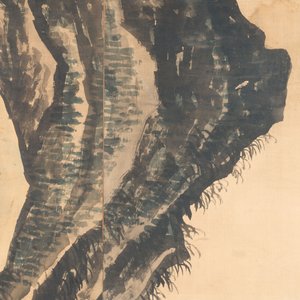 Wu Yunzhuang 吴允庄 (1903-1972):  'Mountainous landscape', signed Yanxi 砚溪 and Ya Yi Shan Jiao 雅宜山樵, dated 1958 — foto 4