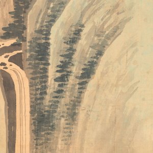 Wu Yunzhuang 吴允庄 (1903-1972):  'Mountainous landscape', signed Yanxi 砚溪 and Ya Yi Shan Jiao 雅宜山樵, dated 1958 — foto 5