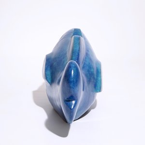 Xavier Alvarez (France, 1949), “Le Blue Lagoon”, un bronze à patine bleue — photo 4