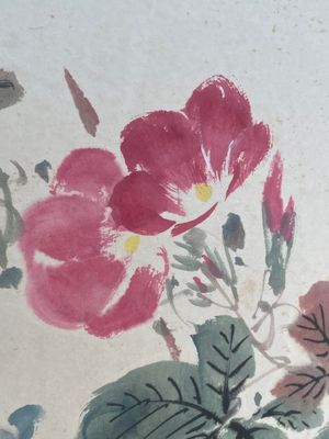 Yan Bolong 顏伯龍 (1898-1955): 'Birds and flowers', ink and colour on paper, dated 1937 — foto 6