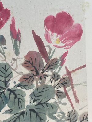 Yan Bolong 顏伯龍 (1898-1955): 'Birds and flowers', ink and colour on paper, dated 1937 — foto 8