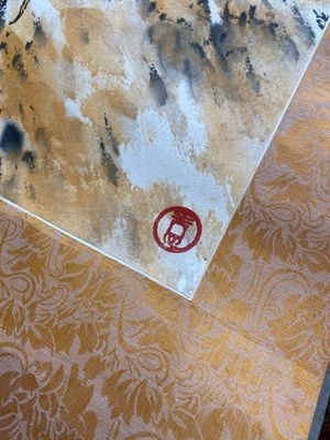 Yang Shanshen 楊善深 (1913-2004): 'Haan', inkt en kleur op papier, gedateerd 1960 — foto 7