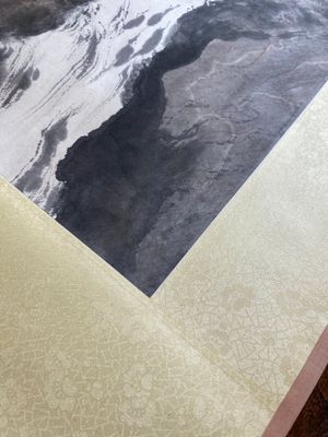 Yang Shanshen 楊善深 (1913-2004): 'Landschap met waterval', inkt en kleur op papier, gedateerd 1944 — foto 6