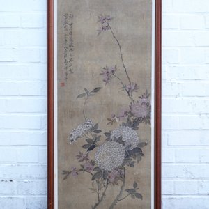 Yun Shouping (1633–1690): Branches fleuries, encre et couleur sur papier, 17ème — photo 52