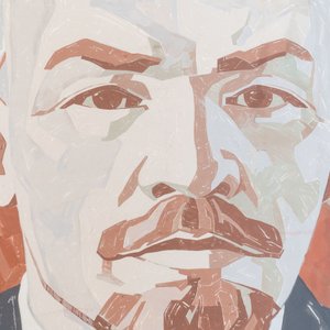 Zamkov Vladimir Konstantinovich (1925-1998): 'Portrait of Lenin', oil on canvas, dated 1976 — photo 3