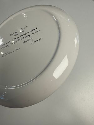 Zao Wou Ki 趙無極 (1920-2013): 'Orchid' plate — photo 10
