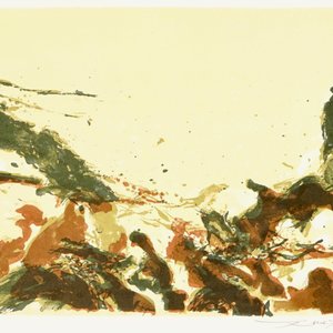 Zao, Wou-Ki (China/Frankrijk, 1920-2013), Twee abstracte composities, litho op papier, gedat. 1978/1979, genum. 44/60 — foto 2