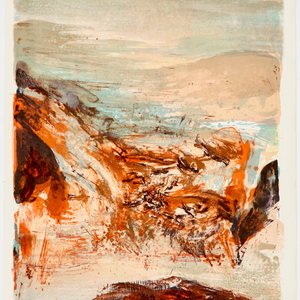 Zao, Wou-Ki (China/Frankrijk, 1920-2013), Twee abstracte composities, litho op papier, gedat. 1978/1979, genum. 44/60 — foto 4