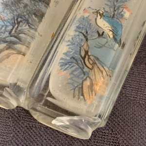 Zes Chinese binnenin beschilderde glazen snuifflessen, 19/20e eeuw — foto 9