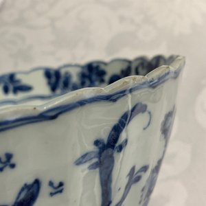 Zes Chinese blauw-witte kommen, Kangxi — foto 22