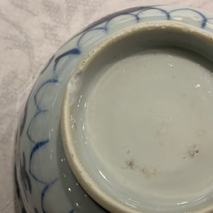 Zes Chinese blauw-witte kommen, Kangxi — foto 26