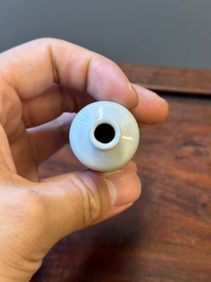 Zes Chinese blauw-witte snuifflessen, 19de eeuw — foto 17