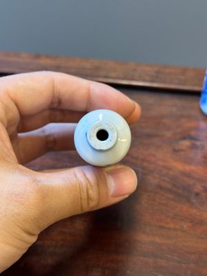 Zes Chinese blauw-witte snuifflessen, 19de eeuw — foto 29