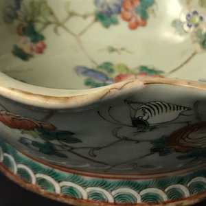 Zes Chinese celadon kommen en een paar kommen op schotels voor de Peranakan of Straits markt, 19e eeuw — foto 16
