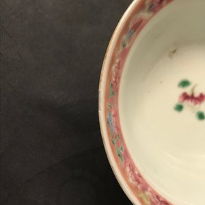 Zes Chinese celadon kommen en een paar kommen op schotels voor de Peranakan of Straits markt, 19e eeuw — foto 9