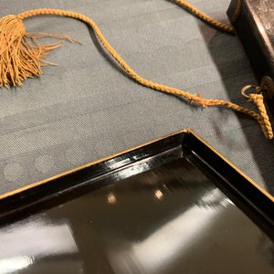 Zes Japanse lakwerk dekseldozen, w.o. een 'suzuribako' schrijfdoos, Meiji/Showa, 19/20e eeuw — foto 25