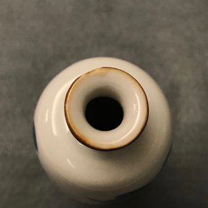 Zes kleine Chinese blauw-witte vaasjes, Kangxi — foto 17