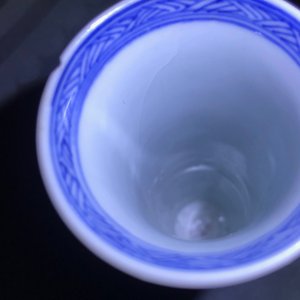 Zes kleine Chinese blauw-witte vazen, Kangxi — foto 19
