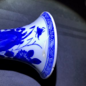 Zes kleine Chinese blauw-witte vazen, Kangxi — foto 23
