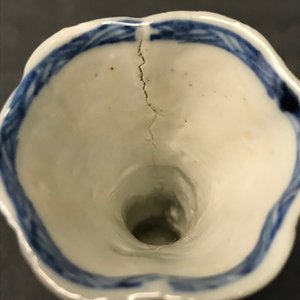 Zes paar Chinese blauw-witte miniatuur vaasjes, Kangxi — foto 17