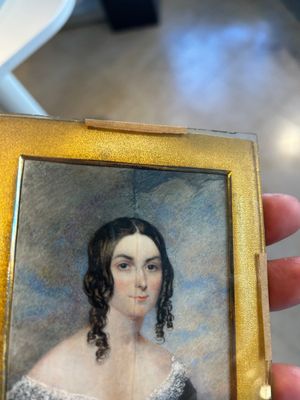 Zes portretminiaturen, Engeland en/of Frankrijk, 19e eeuw — foto 3