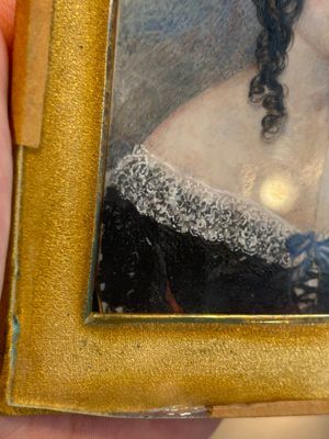 Zes portretminiaturen, Engeland en/of Frankrijk, 19e eeuw — foto 4