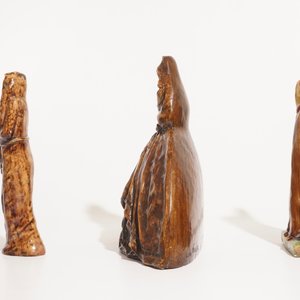Zes religieuze figuren in Vlaams aardewerk, w.o. Laigneil en Noseda, 20e eeuw — foto 11