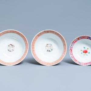 Zes stukken Chinees famille rose porselein voor de Straits of Peranakan markt, 19e eeuw — foto 14