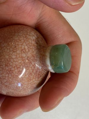 Zestien Chinese polychrome porseleinen snuifflessen en miniatuur vaasjes, 18/20e eeuw — foto 29