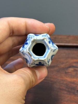 Zeven Chinese blauw-witte vazen met 'Lange Lijzen', Kangxi — foto 20
