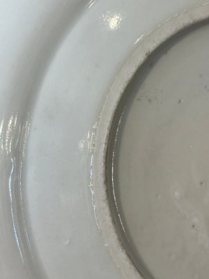 Zeven Chinese Canton famille verte borden met figuratief decor, 19e eeuw — foto 6