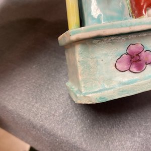 Zeven Chinese famille rose figuren, 18/19e eeuw — foto 12