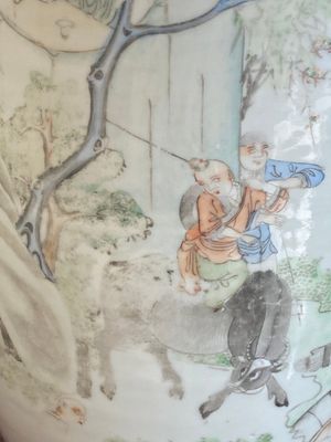 Zeven Chinese famille rose vazen, 19/20e eeuw — foto 12