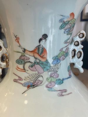 Zeven Chinese famille rose vazen, 19/20e eeuw — foto 47