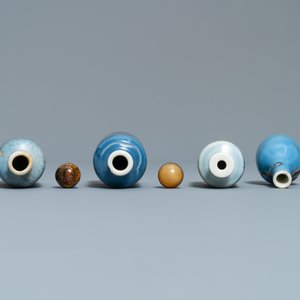 Zeven Chinese miniatuur vaasjes en snuifflessen, 19/20e eeuw — foto 6