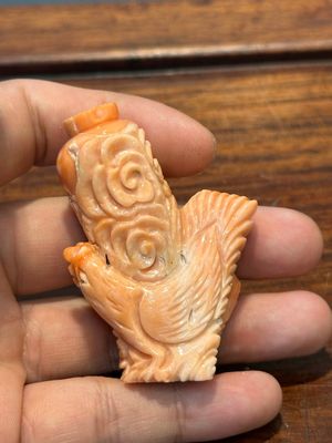 Zeven gevarieerde Chinese snuifflessen in edelsteen, bloedkoraal, glas en barnsteen, 19e eeuw — foto 51