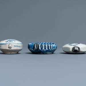 Zeven Koreaanse blauw-witte waterdruppelaars, 18/19e eeuw — foto 6