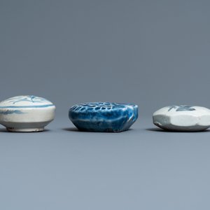 Zeven Koreaanse blauw-witte waterdruppelaars, 18/19e eeuw — foto 7