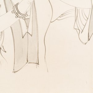 Zhang Daqian 張大千 (1898-1983): 'Beauty', ink on paper — photo 4