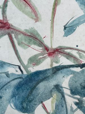 Zhang Daqian 張大千 (1898-1983): 'Peonies and butterfly', ink and colour on paper — 照片 12