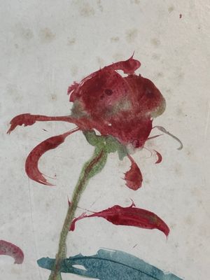 Zhang Daqian 張大千 (1898-1983): 'Peonies and butterfly', ink and colour on paper — 照片 13