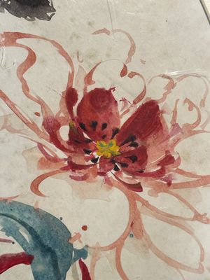 Zhang Daqian 張大千 (1898-1983): 'Peonies and butterfly', ink and colour on paper — 照片 9