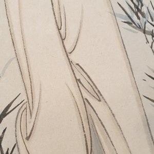 Zhang Daqian (1899-1983), ink and colour on paper, dated 1949: 'Amidst the bamboo' — 照片 35
