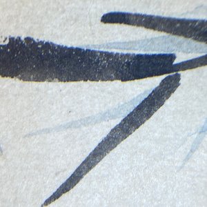 Zhang Daqian (1899-1983), inkt en kleur op papier, gedat. 1949: 'Omringd door bamboe' — foto 21