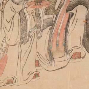 Zhang Liangyu 張良玉: 'Jia Guan Jin Jue 加官進爵', ink and colour on paper — foto 5