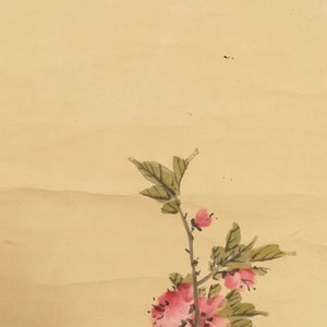 Zhao Zhiqian (China, 1829–1884): 'Drie vrienden van de winter', inkt en kleur op papier, gemonteerd op rol — foto 3
