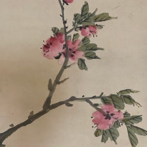 Zhao Zhiqian (China, 1829–1884): 'Three friends of winter', ink and color on paper, mounted on scroll — 照片 11