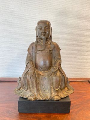 Zhen Wu en bronze aux traces de laque, Chine, Ming — photo 2