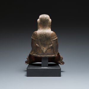 Zhen Wu en bronze aux traces de laque, Chine, Ming — photo 4